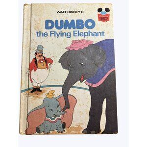 Walt Disneys Dumbo The Flying Elephant Book Club 1978 Childrens Hardcover